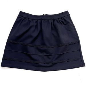 J.CREW Navy Size 8 Ponte Knit Mini Skirt